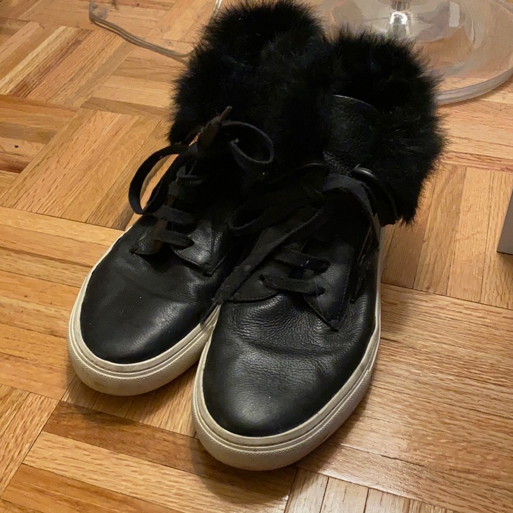 Vince Fur Sneakers